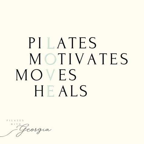 International Pilates Day, Pilates Sayings Funny, Pilates Tattoo Ideas, Pilates Quotes Inspiration Motivation, Pilates Motivation Quotes, Pilates Affirmations, Pilates Name Ideas, Pilates Mood Board, Pilates Logo Ideas