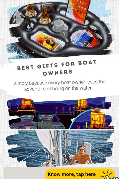 Best Gifts for Boat Owners Gifts For Boat Owners, Fun Gift Ideas, Nautical Gifts, Gift Guide, Nautical, How To Find Out, Best Gifts, Gift Ideas, Water