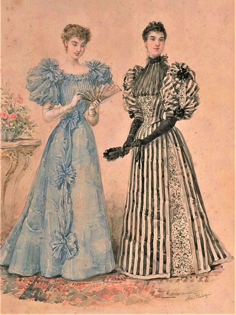 1880 Fashion Plate, 1901 Fashion Plate, 1894 Fashion Plate, Fashion Plates Victorian, Vintage Fashion Plates, 1890 Fashion Plate, 1894 Fashion, 1890s Fashion Women, Victorian Fashion Plates