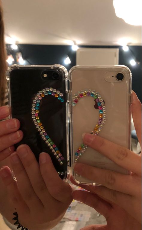 Best Friend Matching Phone Cases Bff, Bff Signs, Matching Phone Cases Bff, Insta Wall, Phone Mask, Diy Bff, Picture Phone Cases, Bff Phone Cases, Ring Ding Dong