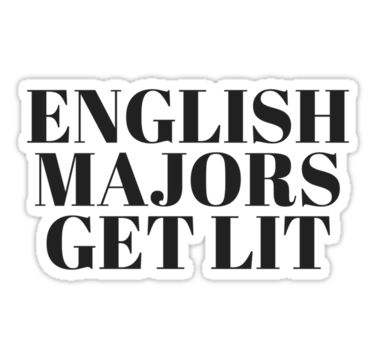 English Lit Major Aesthetic, Research Stickers, English Major Stickers, Literature Stickers, Laptop Stickers For Programmer, College Stickers, English Major, Red Bubble Stickers, Cute Laptop Stickers