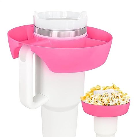 Snack Holders, 40 Oz Tumbler With Handle, Snack Platter, Portable Snacks, Candy Popcorn, Cup Accessories, Snack Bowl, Drink Containers, Snack Containers