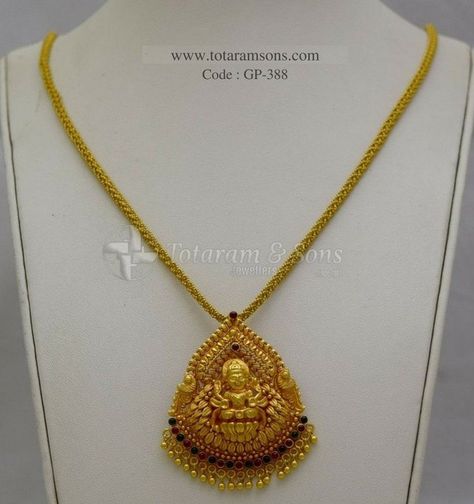 Laxmi Pendant Gold Temple Jewellery, 12 Jyotirling, Pendent Gold, Baby Jewelry Gold, Fashion Jewelry Necklaces Gold, Hair Smoothing, Gold Pendent, Gold Temple Jewellery, Gold Bangle Set