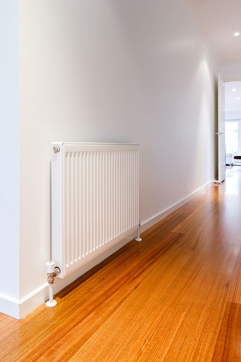 Hydronic Heating with Hunt Heating Low Level Radiators, Heating Radiator, Hydronic Heating Systems, Central Heating Radiators, Hydronic Heating, Designer Radiator, Radiator Valves, Heated Towel, Heat Pump