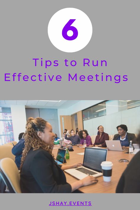 We've all experienced that meeting before where you ask yourself, "Was this really necessary to host a meeting for?". Or you leave the meeting wondering, "what was the purpose of that meeting?"  Don't waste company time and $$; use these 6 tips to run effective meetings! 🎯🤩 Meeting Management, Young Adult Ministry, Effective Meetings, Office Meeting, Ask Yourself, Meet The Team, Effective Communication, Corporate Events, A Team