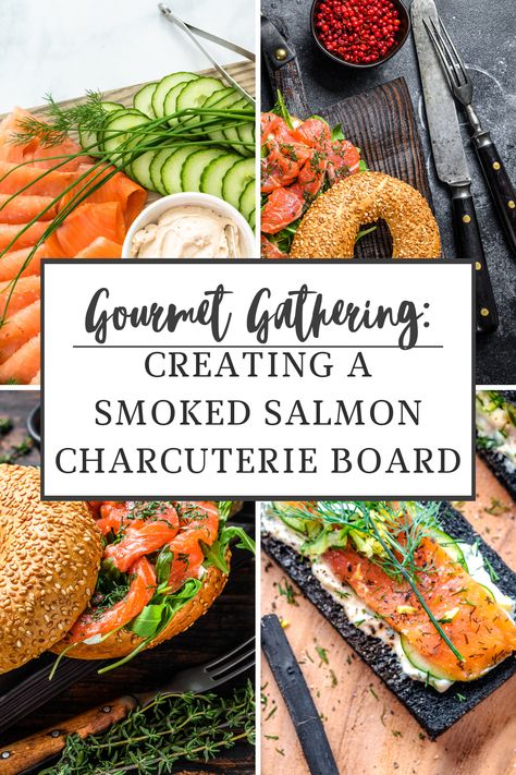 Smoked Salmon Brunch Board, Salmon Lox Charcuterie, Smoked Fish Platter, Charcuterie Board Smoked Salmon, Smoked Salmon Display Buffet, Salmon Board Smoked, Smoked Fish Charcuterie Board, Fish Charcuterie Board Ideas, Smoked Salmon Bagel Board