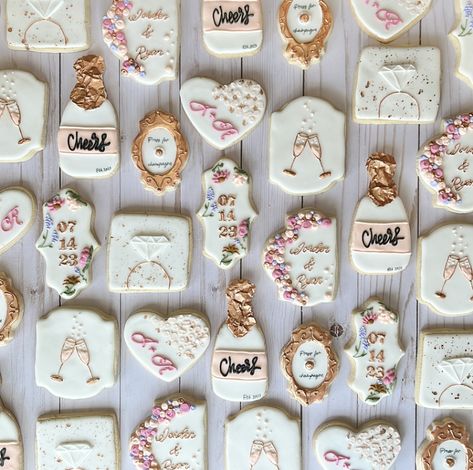 Brunch And Bubbly Bridal Shower Cookies, Brunch And Bubbly, Bridal Shower Cookies, Biscuit Bake, Cupcake Bouquet, Bridal Shower Theme, Bridal Shower Invitations, Wedding Shower, Custom Items