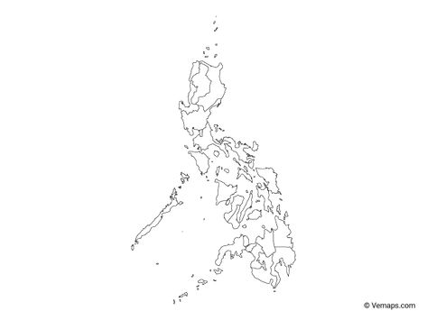 Outline Map of Philippines with Regions Philippine Map With Regions, Philippine Map Outline, Map Of The Philippines, Iphone Wallpaper Quotes Bible, Philippine Map, Regions Of The Philippines, Map Tattoos, Map Outline, Quotes Bible