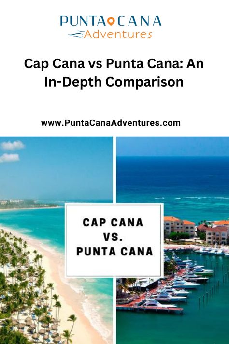 What is the difference between Cap Cana vs. Punta Cana? If you get the chance to go to the Dominican Republic for a vacation, you must check out the gorgeous Punta Cana coastline. The question is: which area should you visit there? Excursions In Punta Cana, Cap Cana Dominican Republic, Punta Cana Airport, Punta Cana Excursions, Punta Cana Dominican Republic, Relaxing Vacations, What Is The Difference Between, Unusual Things, Inclusive Resorts