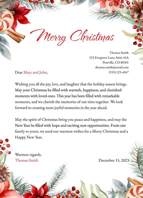 Printable Christmas Letterhead Free Google Docs Template - gdoc.io Christmas Letter Template Free, Santa Claus Letterhead, Solicitation Letter, Holiday Letterhead, Christmas Letterhead, Free Letterhead Templates, Christmas Letter Template, Company Letterhead Template, Google Doc Templates