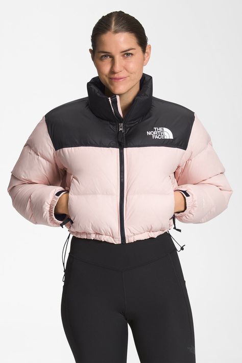 Pink north face jacket