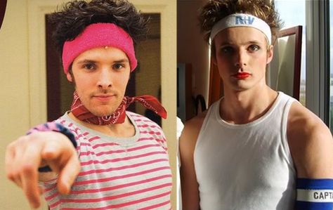 It had to be done, the two side-by-side. Who would you choose for a Rocky Horror remake? Merlin Merlin, Colin Bradley, Merlin Funny, Merlin Show, Merlin Series, Merlin Fandom, Merlin Cast, Bbc Merlin, Merlin And Arthur