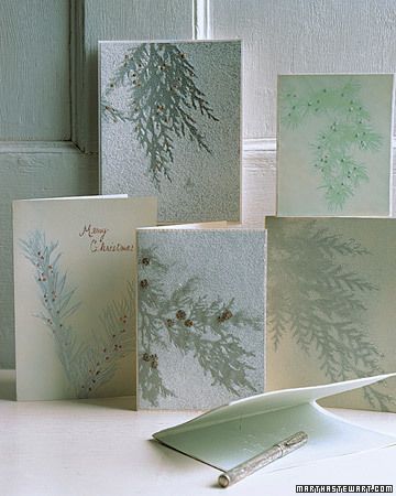 Evergreen Cards Diy Holiday Cards, Holiday Cards Handmade, Silhouette Cards, Homemade Greeting Cards, Christmas Card Art, Homemade Christmas Cards, Watercolor Christmas Cards, 수채화 그림, Diy Christmas Cards