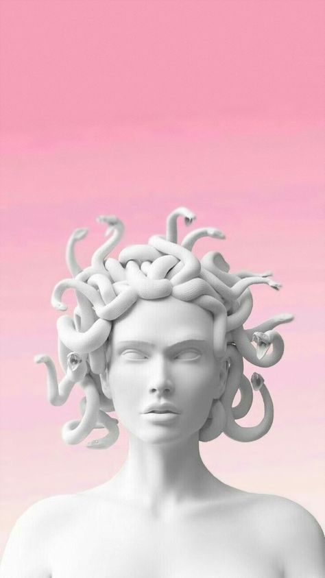 Medusa Art, Afrique Art, Glitch Art, Tumblr Wallpaper, Pastel Wallpaper, Screen Wallpaper, Design Layout, Aesthetic Iphone Wallpaper, Snakes