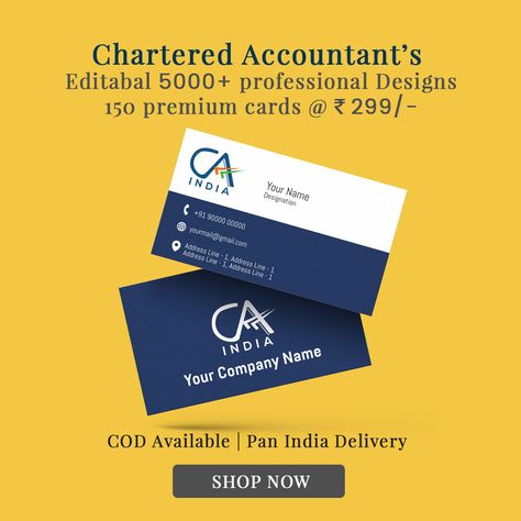 Elevate your professional image with a brand new visiting card, now featuring our fresh logo! Chartered Accountants, let your card reflect your expertise and style. ✨ https://shorturl.at/wgaEa #CA #CharteredAccountant #VisitingCards #ProfessionalBranding Chartered Accountant Logo, Fresh Logo, Chartered Accountant, Visiting Card, Professional Image, Visiting Cards, Accounting, Branding, Let It Be