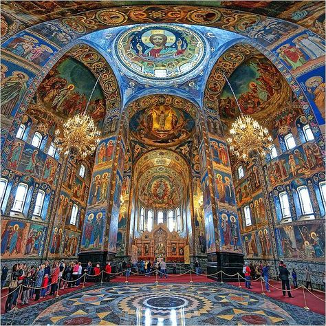 Russian Orthodox Church in Saint-Petersburg, Russia Russian Architecture, Sacred Architecture, Religious Architecture, Russian Orthodox, Eastern Orthodox, Old Churches, Cathedral Church, St Petersburg Russia, Church Architecture