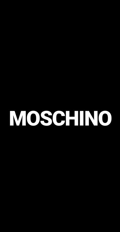 Moschino Logo Wallpaper, Moschino Logo, Logo Wallpaper, Moschino