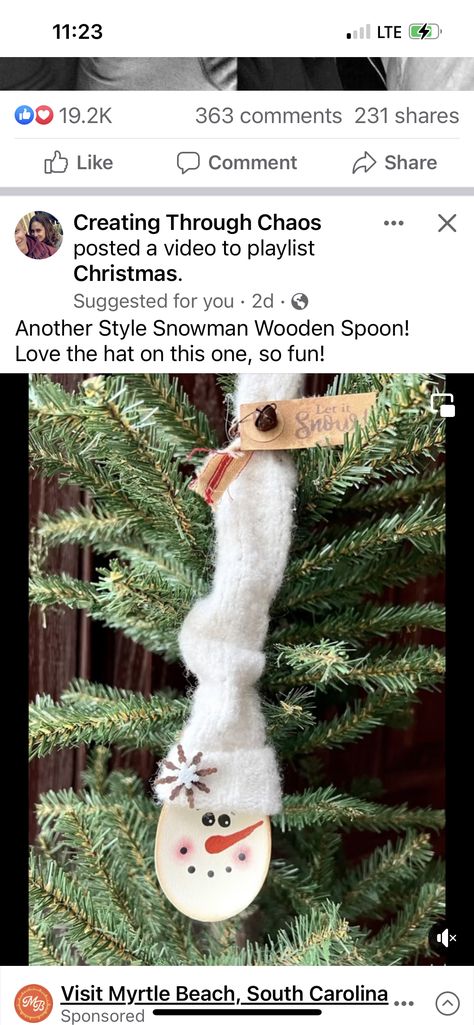 Wood Spoon Snowman, Wooden Spoon Snowman, Snowman Wooden Spoons, Spoon Snowman Ornament, Wooden Spoon Snowman Craft, Wooden Spoon Snowmen, Snowmen Ornaments Diy, Spoon Snowman, Crafts 2024