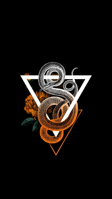 Snake Triangle IPhone Wallpaper - IPhone Wallpapers : iPhone Wallpapers Snake Iphone Wallpaper, Floral Snake, Iphone Wallpapers Hd, Gas Mask Art, Background Eraser, Nature Logo Design, Wallpapers Ipad, Health Psychology, Old School Tattoo Designs