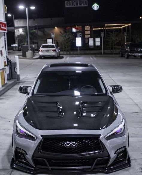 All Black Toyota Camry, Infiniti Q50 Red Sport Modified, Custom Infiniti Q50, Modded Q50, Infiniti Q60 Modified, Q50 Infiniti Custom, Infiniti Q50 Modified, Infinite Car, Q50 Infiniti