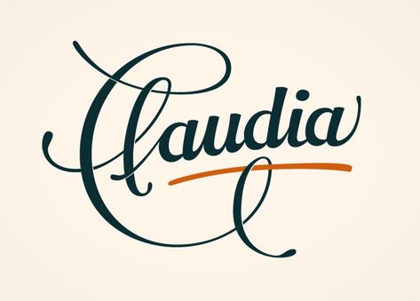 Claudia _ _ _ ...because...because it's pretty :) Nice Lettering, Adventure Fonts, Name Letters, We're Hiring, Set You Free, Name Art, Lettering Fonts, Face Cover, Journal Inspiration