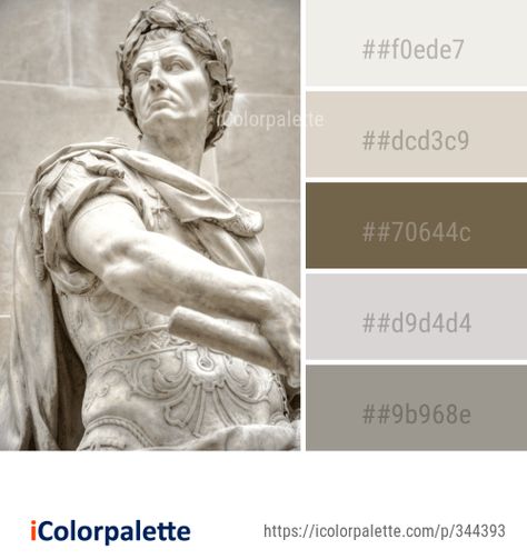 143 Ancient History Color Palette ideas in 2020 | iColorpalette Greek Revival Color Palette, Greek Mythology Colour Palette, Statue Color Palette, Ancient Greece Color Palette, Ancient Rome Color Palette, History Color Palette, Ancient Greek Color Pallete, Greek Colors Palette, Light Academia Colour Palette