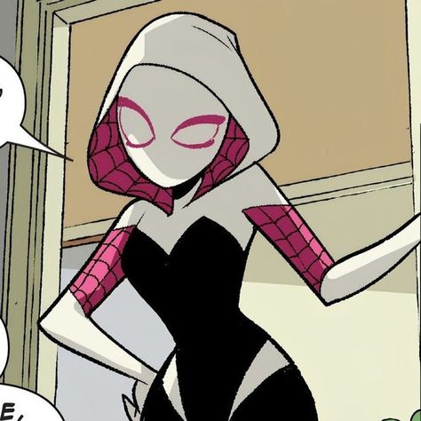 Spider Gwen Comics, Spiderman Anime, Gwen Spiderman, Spider Gwen Art, Spiderman Girl, Spiderman And Spider Gwen, Spider Women, Marvel Pics, Spiderman Drawing