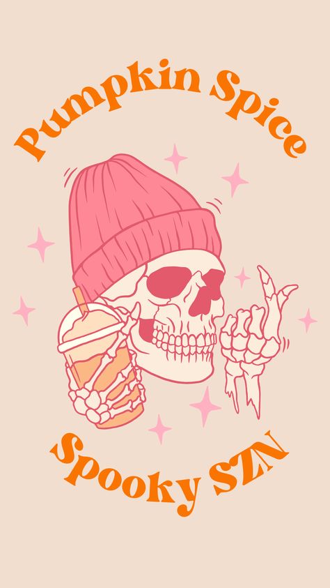 #skeleton #hipster #spooky #spookyszn #retro #background #PSL #pumpkinspice #coffee #graphics Halloween Coffee Wallpaper, Pumpkin Spice Wallpaper, Skeleton Background, Fall Wonderland, Coffee Wallpaper Iphone, Coffee Graphics, Spooky Wallpaper, Coffee Wallpaper, Spooky Szn