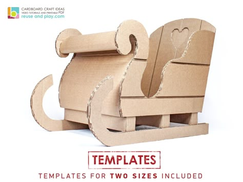 NOT A PHYSICAL ITEM Templates for Two Sleigh sizes included: SIZE #1 Height 16 inches | width 12in | Length 20in 41 cm | 30.5 cm | 51 cm SIZE #2 Height 29 inches | width 22in | Length 36in 74 cm | 56 cm | 91 cm It is a set of Templates and Tutorial on how to make a Christmas decorative Santa Sleigh gift basket out of cardboard boxes. Send me a message if you need any other size, I will be glad to adjust it for you. You will get two ZIP archives with the next files (one zip per each size) inside Santas Sleigh Diy Cardboard, Diy Sleigh Decoration, Santa Sleigh Diy, Sleigh Gift Basket, Diy Santa Sleigh, Wooden Sleigh Diy, Cardboard Sleigh, Sleigh Craft, Christmas Sleigh Decor