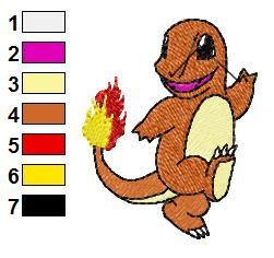 Pokemon Charmander Embroidery Design Charmander Embroidery, Pokemon Charmander, Embroidery Design, Machine Embroidery, Embroidery Designs, Pokemon, Embroidery, Design, Pokémon