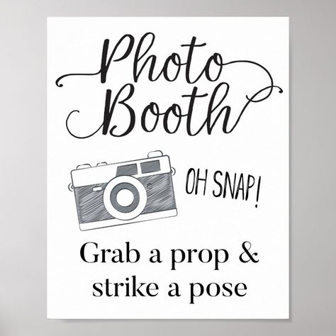 Photo Booth Sign, Wedding Sign, Wedding Decor  Zazzle Wedding Photobooth Background, Photo Booth Props Free, 50th Class Reunion Ideas, 50th Wedding Anniversary Decorations, Woodland Party Theme, Rehearsal Dinner Decorations, Wedding Anniversary Decorations, Wedding Photo Booth Props, Photo Booth Sign