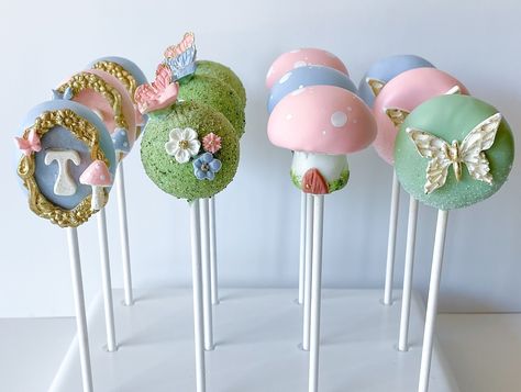 Fairy Core Cake Pops 🧚🍄‍🟫💚✨ I could look at these all day! I think the frames are my fave. Love all the little details 💚 ✨Booked for October. Accepting orders for November and December. Click link in my bio to request a quote!✨ #cakepops #fairy #fairycakepops #mushroomcakepops #fairycore #treatmaker Fairy Core Cake, Fairy Cake Pops, Cake Sickles, Fairy Cake, Baked Goodies, Cake Pop, Cakepops, Fairy Core, 3rd Birthday