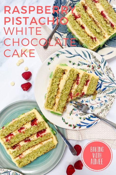 Easy But Impressive Cakes, Easy Showstopper Cakes, Impressive Cake Recipes, Impressive Baking Recipes, Pistachio Sponge Cake, Easy Impressive Birthday Cake, Pistachio Meringue, Pistachio Chocolate Cake, Pistachio Sponge Cake Recipes