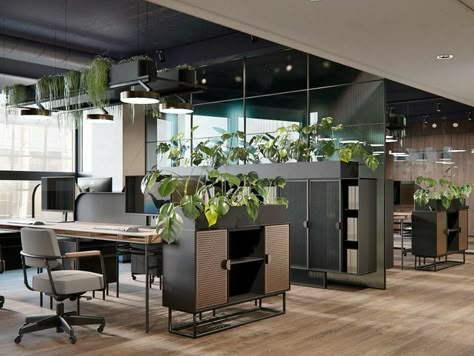 Modern Office Design Workspaces, Modern Industrial Office Design, Paris Office, Open Concept Office, Office 2023, Workstations Design, Industrial Office Design, Office Design Inspiration, Modern Office Space