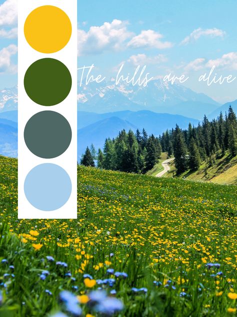 Color Theory Landscape, Color Palette Photography, The Hills Are Alive, Plant App, Color Knowledge, Brand Personality, Sup Yoga, Summer Color Palette, Digital Art Beginner