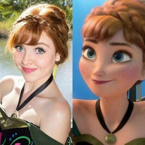 Anna look alike cosplay   Instagram: clumysanna19 Princess Anna Makeup, Anna Makeup, Anna Cosplay, Cosplay Instagram, Slay Makeup, Disney Princess Cosplay, Life Movie, Princess Cosplay, Princess Anna