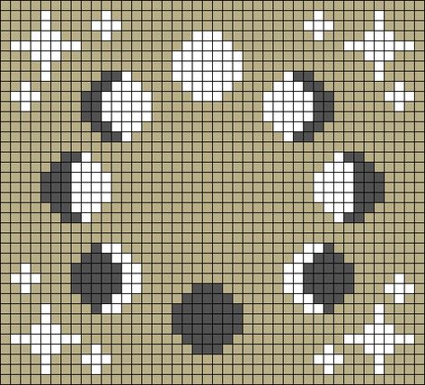 Alpha pattern #172335 | BraceletBook Mothman Alpha Pattern, Cryptid Alpha Pattern, Alpha Patterns Star Wars, Wolf Alpha Pattern, Alpha Patterns Black And White, Space Alpha Pattern, Witchy Alpha Pattern, Moon Phases Crochet, Minecraft Alpha Pattern