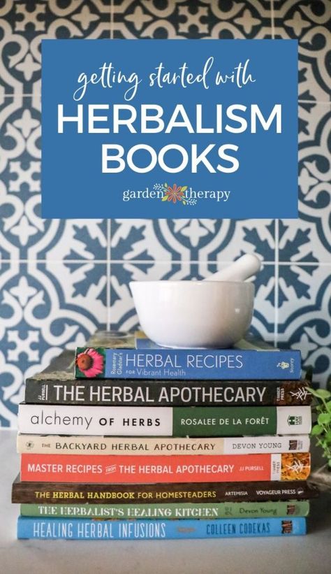 Modern and Classical Herbalism Books to Add to Your Library Herbalist Books, Herbalism Books, Learn Herbalism, Herbalist Kitchen, Growing Herbs In Pots, Herbal Education, Healing Body, Garden Therapy, Products Photography