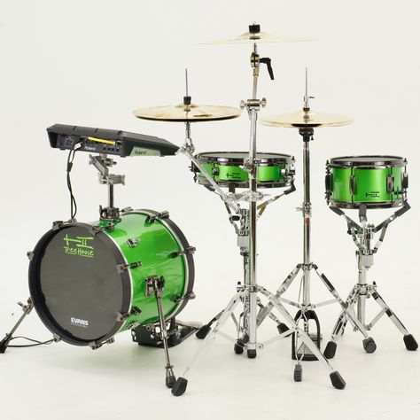 Dw Drums, Drum Set, Drum Kits, Green Paint, Black Hardware, Percussion, Musical Instruments, Custom Paint, Tree House