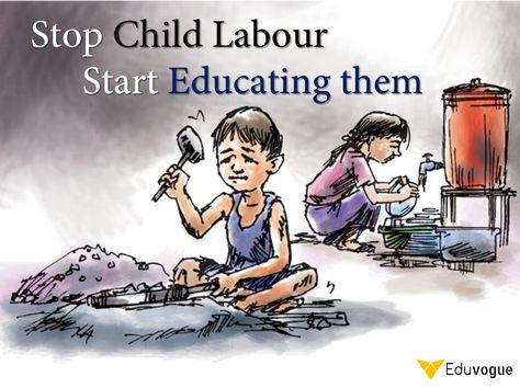 Stop child Labour and start educating them. . . .  #WorldDayAgainstChildLabour #education #ChildLabour #eduvogue Child Labour Images, Child Labour Illustration, Child Labour Poster Drawing, Poverty Poster, Child Labour Quotes, Save Water Images, Labour Quotes, History Fair Projects, Caricature Ideas