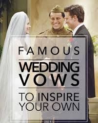 20 Famous Wedding Vows from Movies and TV to Inspire Your Own Vows From Movies, Wedding Vows From Movies, Private Vows Before Wedding Behind Door, The Vow Movie Quotes, Wedding Readings From Movies, Movie Wedding Vows, Secular Wedding Vows, Best Wedding Vows, Wedding Vow Art