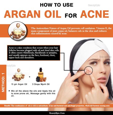 Argan oil helps the skin fight against acne and reduces acne scarring. Keep reading this article to learn about how to use argan oil for acne. Argan Oil For Face, Skin Cleanser Diy, Natural Face Moisturizer, Coconut Oil For Acne, Acne Scarring, Acne Face Mask, Natural Acne Remedies, Natural Acne, Inflammation Causes