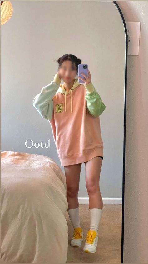 Teddy Fresh, Teddy Fresh Outfit, Bear Hoodie Aesthetic, Cozy Spring Streetwear Hoodie, Teddy Fresh Hoodie, Fluffy Bear Hoodie, Teddy Hoodie, Yellow Sneakers, Yellow Hoodie