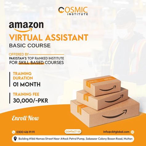 This course is specially designed for the trainees who want to learn and earn as a Virtual Assistant on Amazon as well as other such platforms; or for those who want to launch a product either for themselves or for someone else. By completing this course, you shall better understand Amazon's capabilities as a virtual assistant. #virtualassistantservices #Amazon #amazonvirtualassistance #virtualassistance #amazonva Amazon Virtual Assistant, Learn And Earn, Virtual Assistant Services, Virtual Assistant, To Learn, Quick Saves