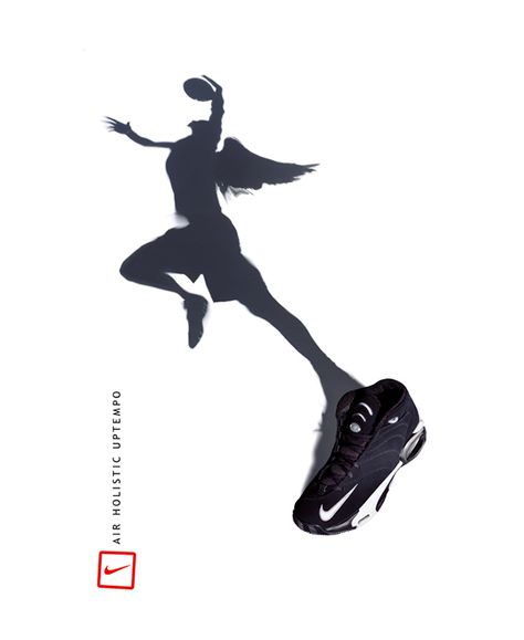 Graphic Ads, Running Posters, Nike Poster, Nike Ad, Shoe Advertising, Ombres Portées, Shoe Poster, Shoes Ads, 광고 디자인