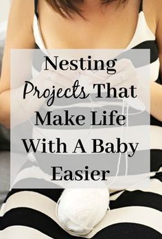 Nesting Projects That Make Life With A Baby Easier Nesting Pregnancy, Ways To Sleep Better, Pregnancy Info, Baby Baden, Early Pregnancy, Ways To Sleep, Pregnancy Information, Diy Bebe, Pumping Moms