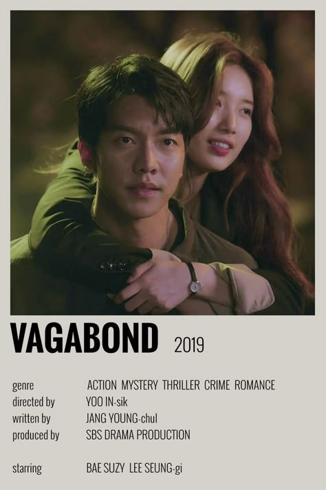 Vagabond Minimalist Poster, Vagabond Kdrama Poster, Kdramas Posters, Kdrama Recommendation, Most Paused Movie Scenes, Korean Drama Series, Series Poster, The Pause, Drama Tv