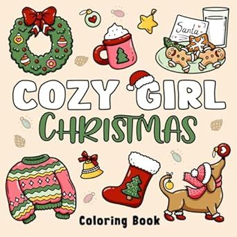 Christmas Bold And Easy Coloring Book, Colouring Books For Adults, Cozy Girl Coloring Book, Adult Colouring Book, Christmas Coloring Book, Xmas Shopping, Easy Designs, Doodle Books, Shopping Haul