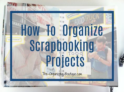 How To Organize Photos For Scrapbooking, Craft Humor, Scrapbooking Organization, Scrapbook Tools, Diy Pipe Shelves, Scrape Booking, Scrapbooking Tips, Craft Papers, Craft Supply Storage