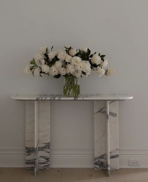 Marble Console Table Entryway, Diy Entry Table, Stone Console Table, Stone Console, White Travertine, Marble Carrara, Studio Suite, Marble Stand, Calacatta Viola Marble